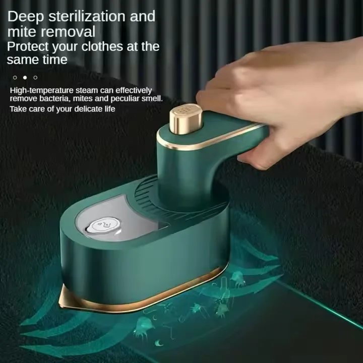 Portable Handheld Mini Rotating Steam Iron Wet Dry Double Hot Steam Generator Garment Steamer Home Travelling Fold Hanging Iron