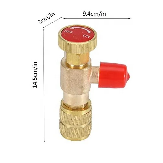 Air Conditioner Refrigerant Recharge Valves Safety Valve