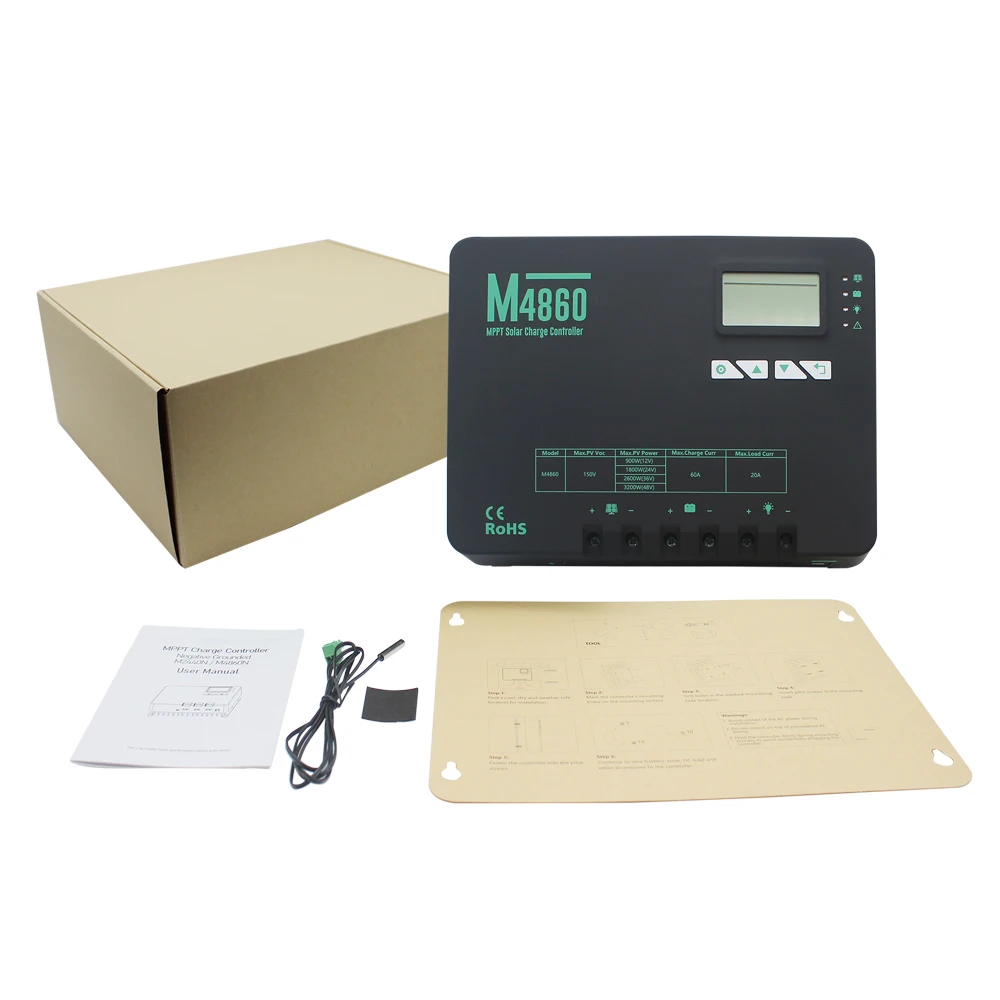 20A 30A 40A 60A mppt солнечные регуляторы
