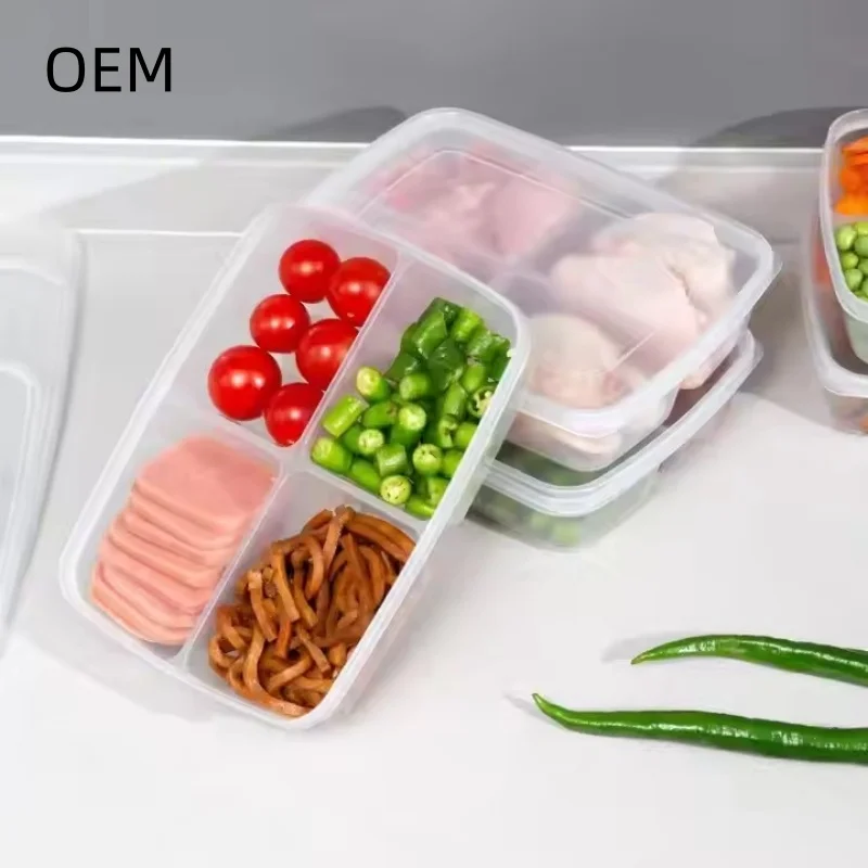 OEM Refrigerator storage box fresh-keeping box kitchen fruits vegetables and eggs frozen refrigerated sealed box home