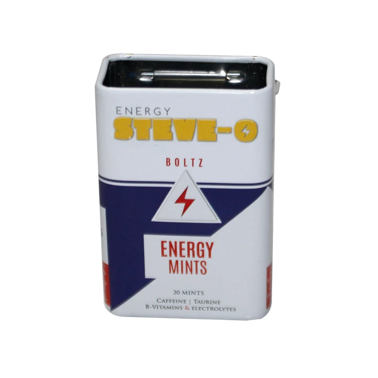 Wholesale Food Grade Small Chewing Gum Tin Can Candy Metal Box Hinge Lid High Quality Mint Tins Chocolate Metal Packing Box
