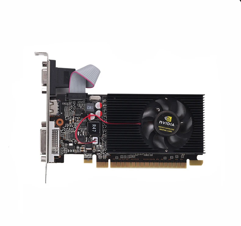 Colorful GT610 1GB D3 Gold Edition II-2GD3 Office Design pc computer graphics card support gt 710 2gb cooling fan vga card