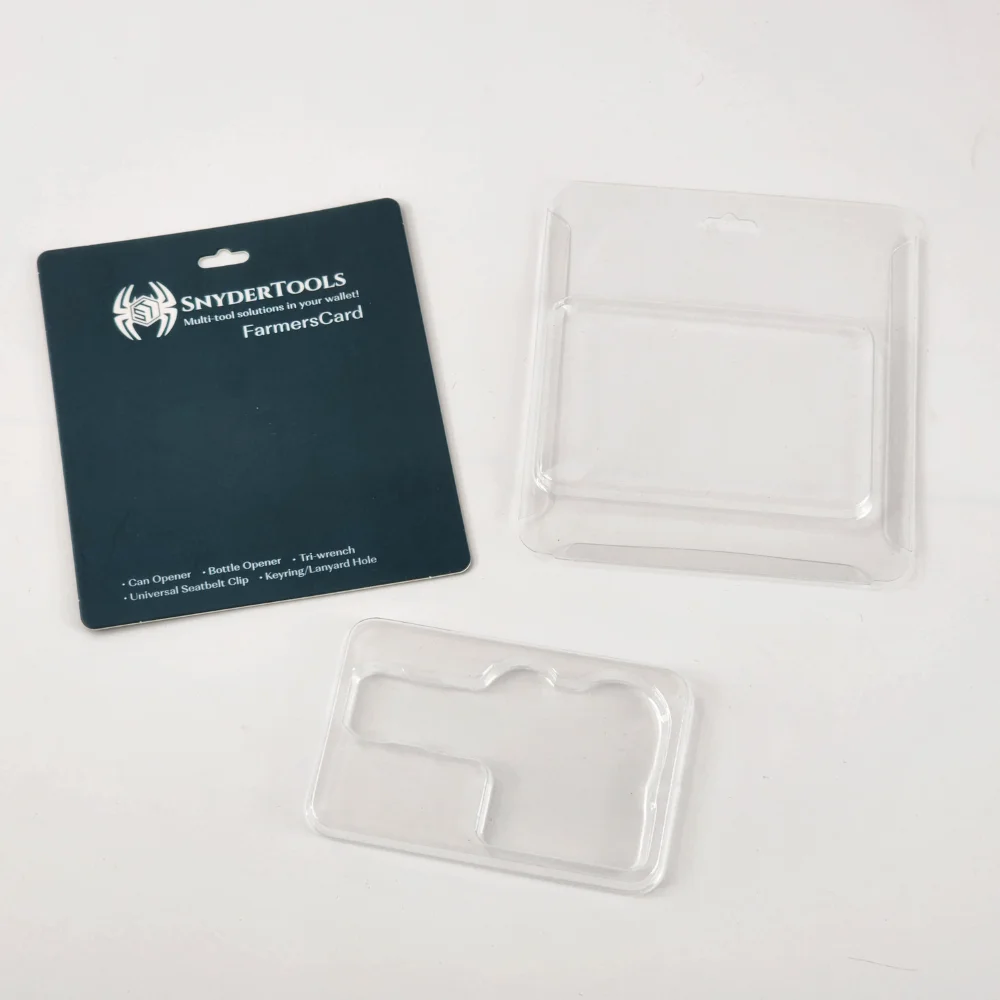 Wholesale Custom PET PVC Special-Shaped Plastic Packaging Blister Paper Card for Product Display Packaging