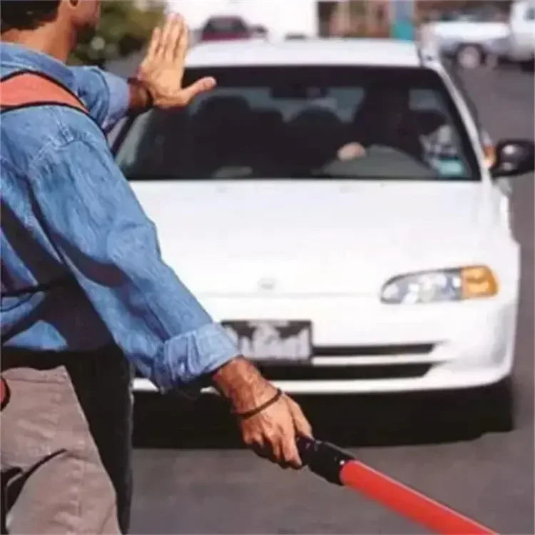 Оптовая продажа от производителя магнитная светодиодная палочка красного и синего цвета спасательный молот мигающие дубинки