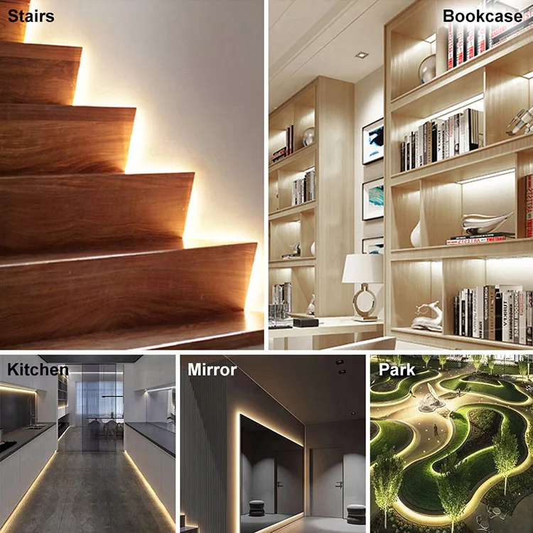 High Density Led Strip Light Lamp 2835 TV Backlight Warm White Interior Car Super Bright t Neon Led Strip Lights