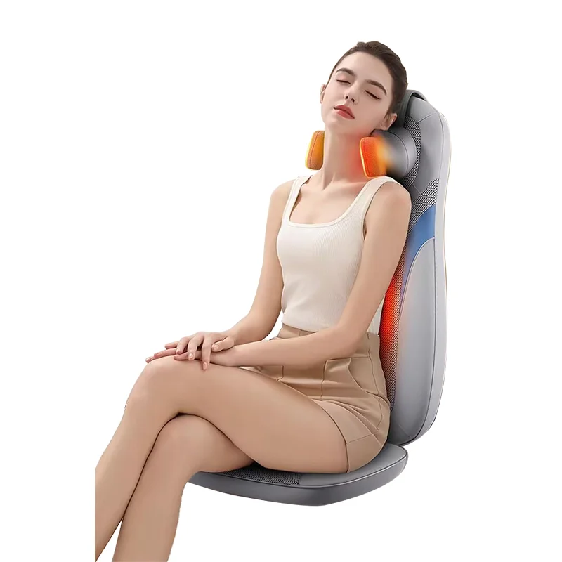 Healthpal Electric Airbag Swing Vibration Rolling 3D Car Seat Adjustable Waist Back Korea Neck Shoulder Shiatsu Massage Cushion