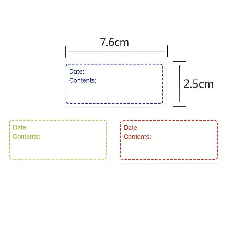 Custom product label stickers for warehouse marking and management