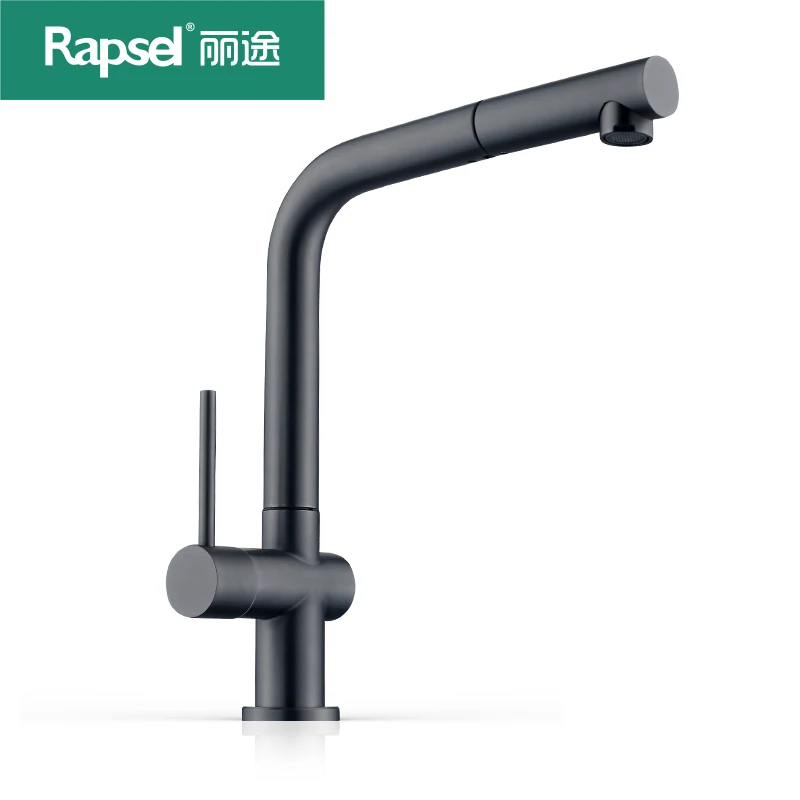 Hot sale stainless steel gun metal pull out kitchen faucet torneira gourmet