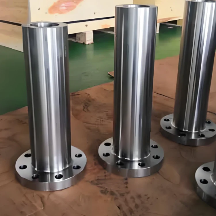 Customized High Quality Long Type Welded Neck Flange Stainless Steel Ss304 316 Round Linear Bearing Pipe Flange