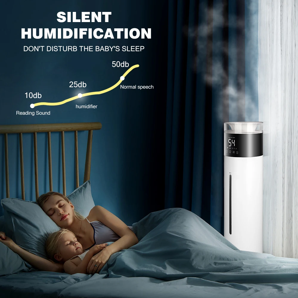 10L Humidifiers for bedroom Ultrasonic air humility maxi large home humidificateur dair chambre manufacturer