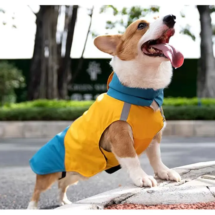 Dogs Soft Washable  Rainproof Breathable Pet Cats Raincoat Pet Waterproof Thin Raining Jacket