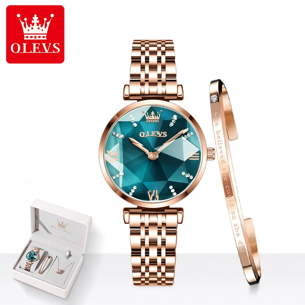 OLEVS 6642 stylish beautiful womens Chinese quartz watch superior Mesh Strap waterproofing watch Casual Simple watch supplier