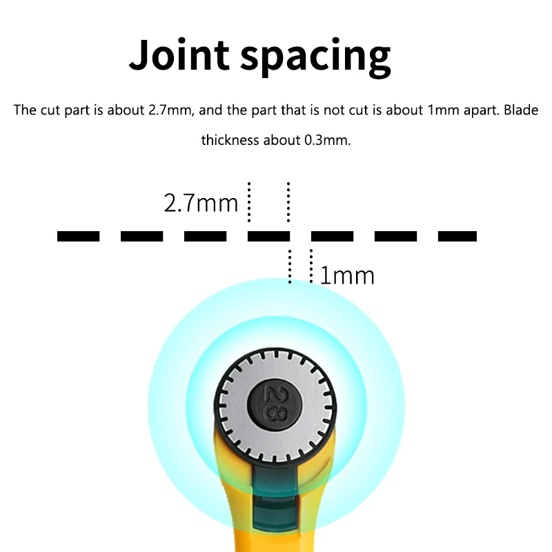 OLFA PRC-3/C 28mm Deep-serated Edged Alloy Tool Steel Blade Quick-Change Rotary Cutter