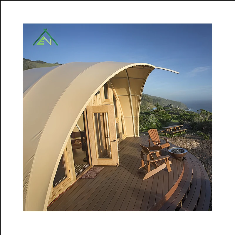 resort beach triangle ice design $100 outdoor clear customized glamp glass hotel tent for camping for sale