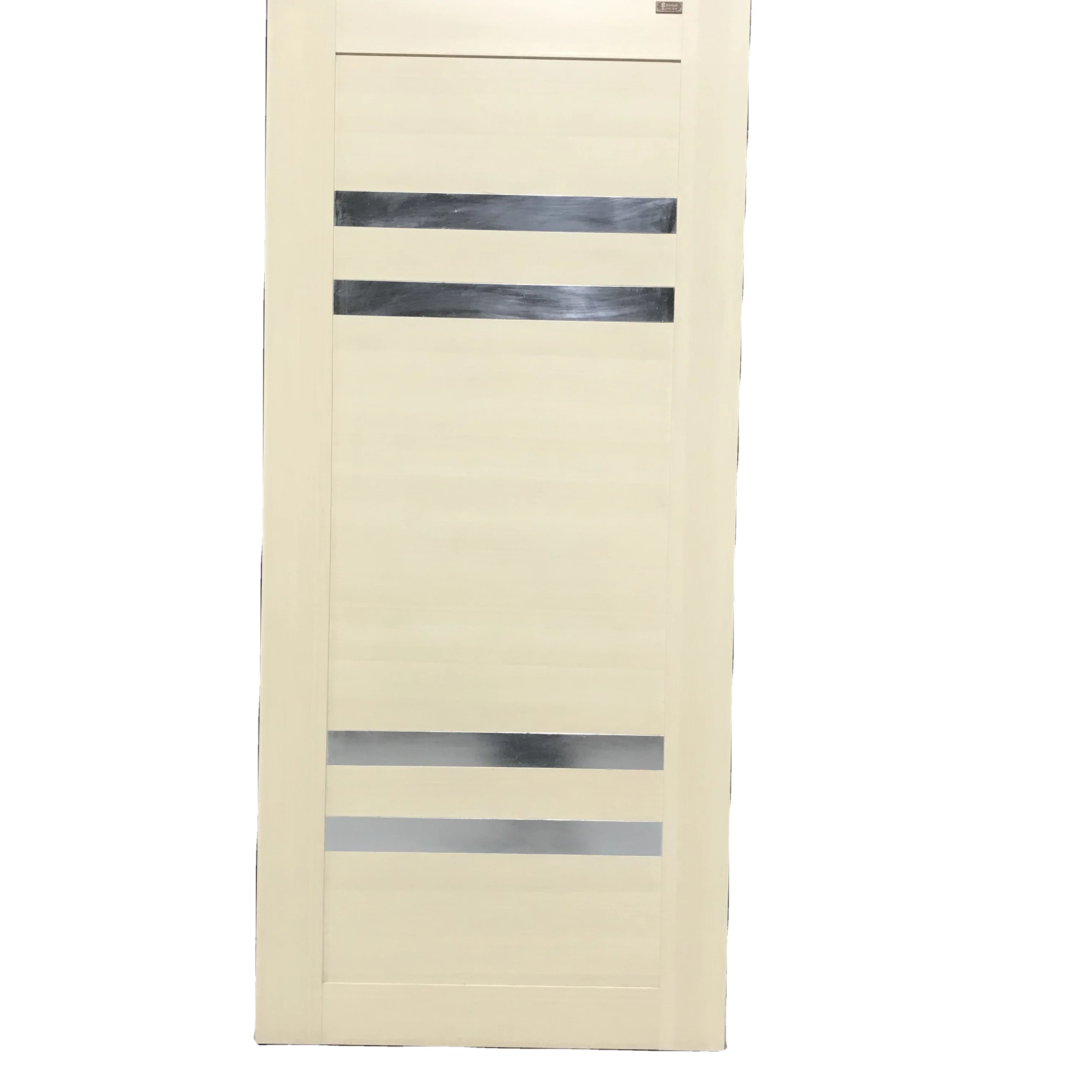 China Wholesale Cheap Price White Wpc Wood Plastic Composite Door Module Interior Wpc Assembly Door