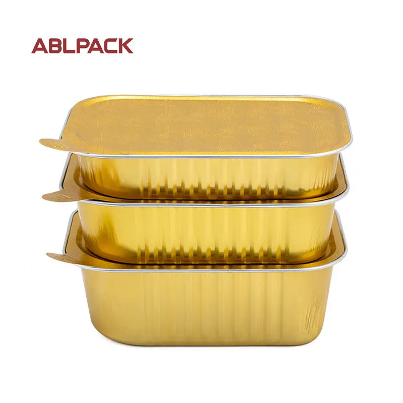 ABL PACK Factory Hot Selling Foil Containers Cake Bake Tray Disposable Aluminium Cake Bake Tray Baking Dishes & Pans
