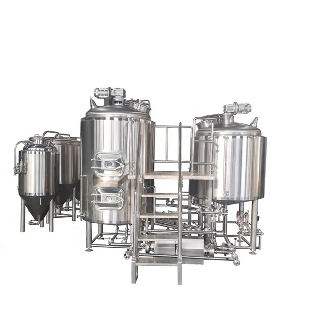 Hotel catering brewing production line Brewing equipment manufacturers fermenter craft beer equipment beer stirring tank