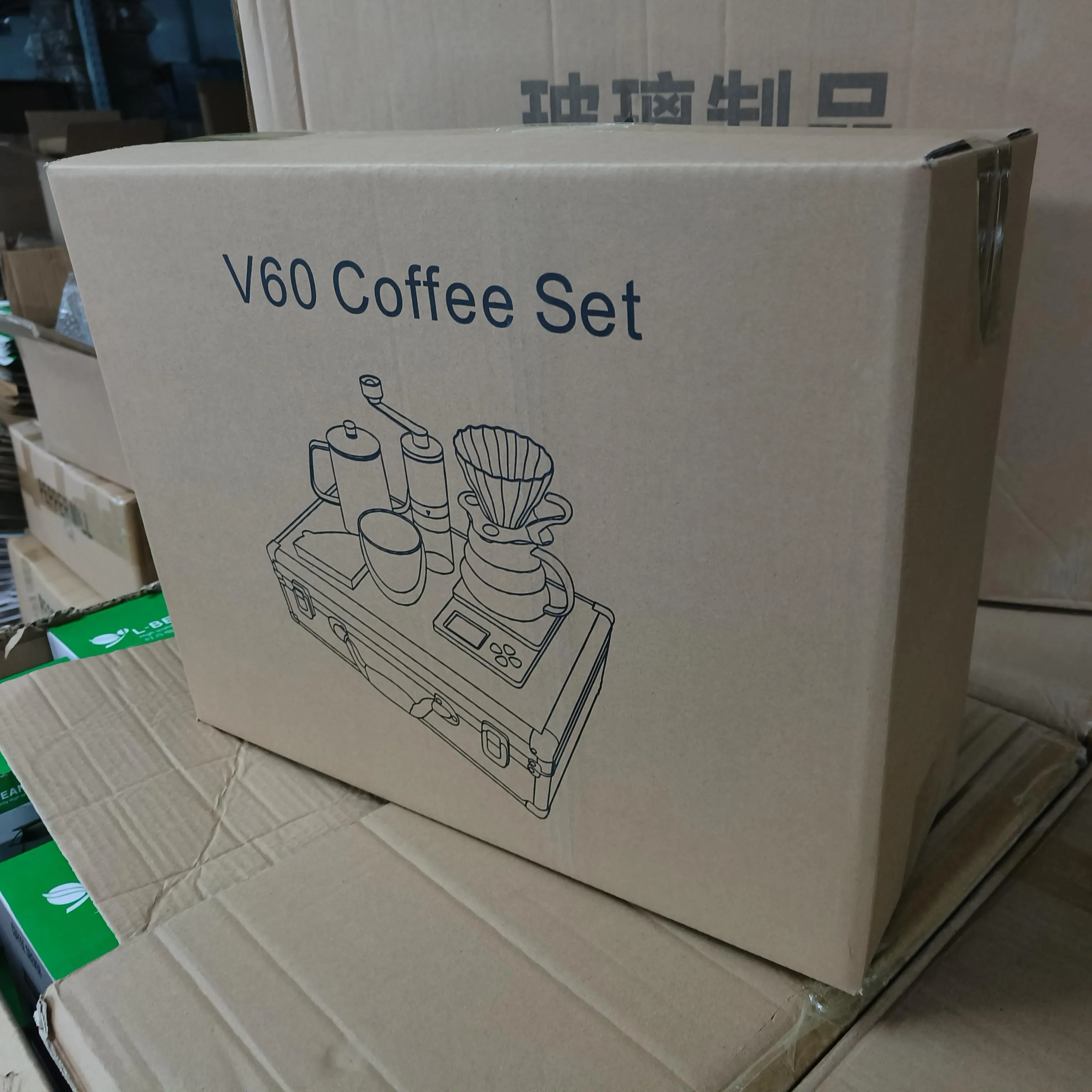 In stock Arabic Pour Over Kettle Kit Barista Tools Coffee Camping Bag Coffee and Tea Sets Coffee Dripper