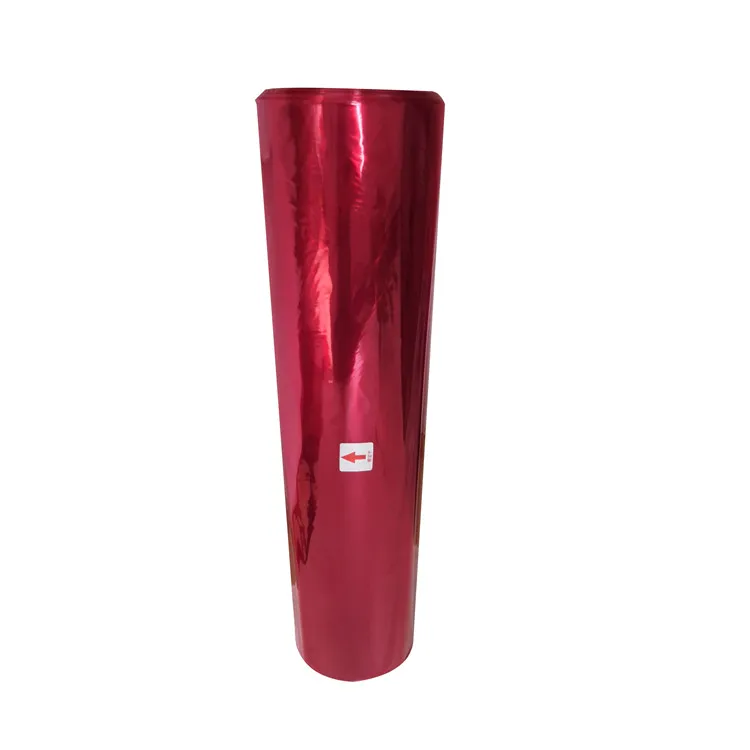 
Factory customize red color heat shrink wrapping pvc film thailand 