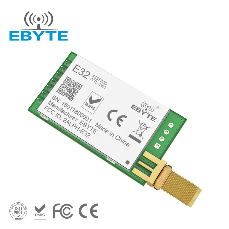 Ebyte E32-433T30D SX1278/SX1276 433 МГц беспроводной последовательный порт LORA беспроводной модуль