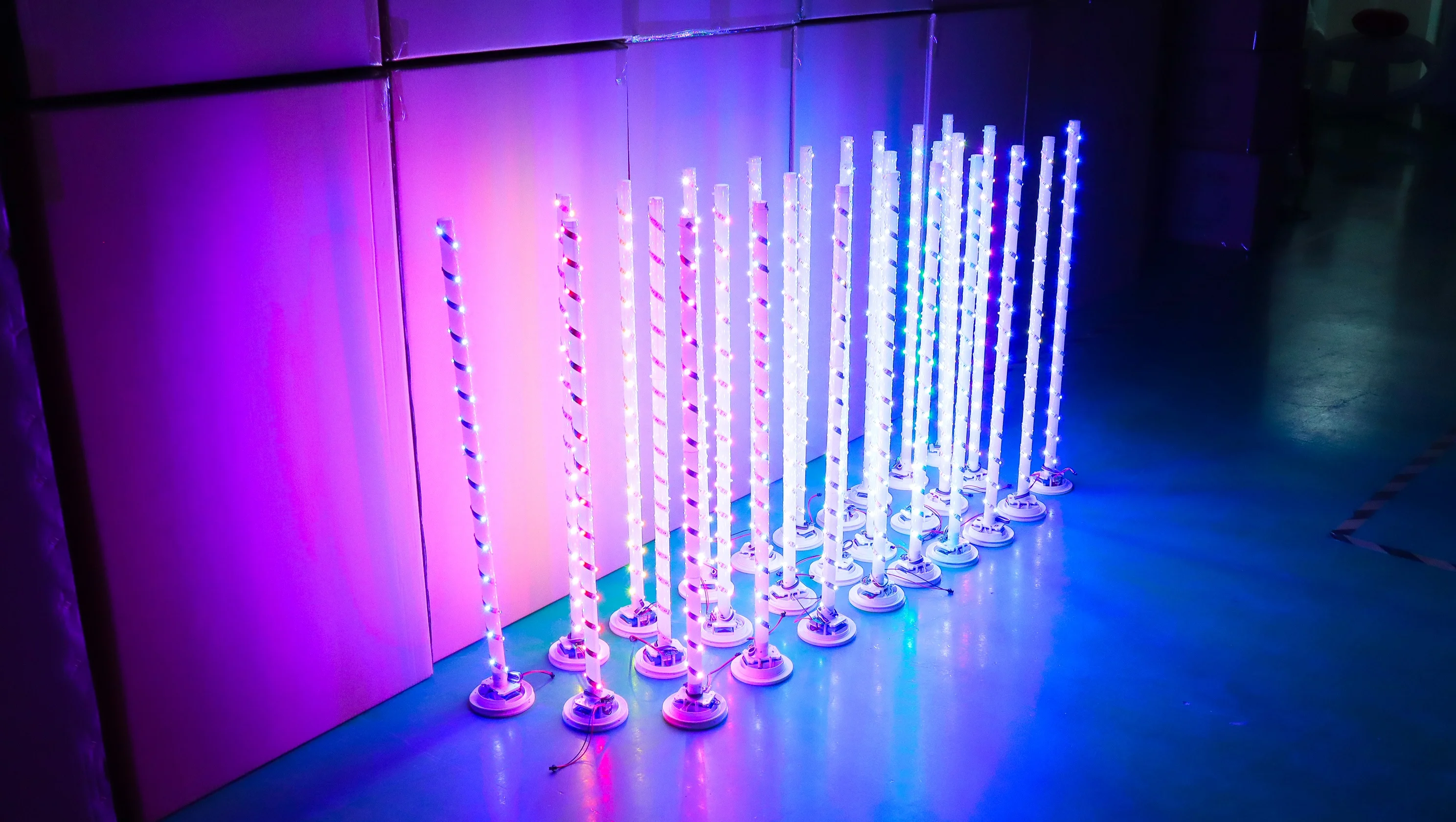 New Party Light Spare Part 16 Colors Change Remote Control Led Tube Light  for Led Cocktail table