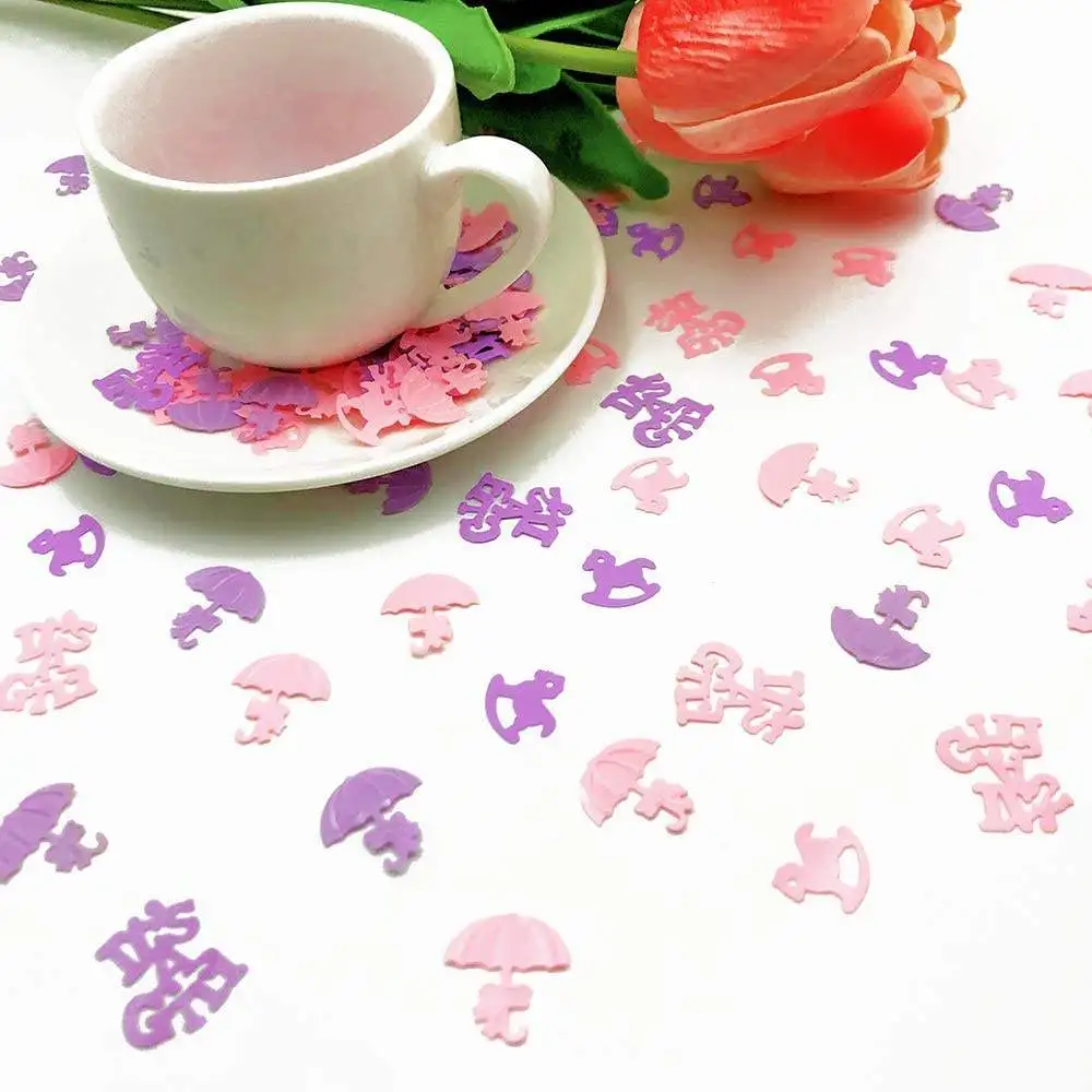 Blue Pink Star Boy Girl Gender Reveal Baby Shower Party Confetti Glitter Confetti Party Decorations Supplies Birthday