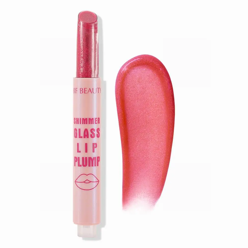 Vegan High Quality Juicy Lip Plump Gloss Custom Luxury Private Label Lip Plump Oil Custom Logo Shimmer Glass Lip Plump Gloss