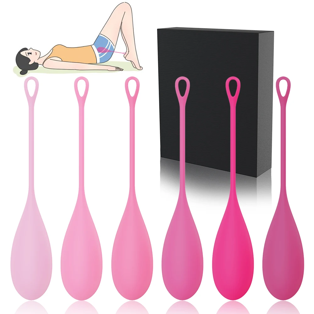 Kegel vaginal Exercise Set for Women Medical Silicone Kegel Balls Beginner Kit For Bladder and Pelvic Floor Control