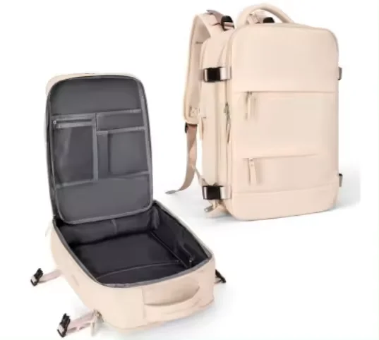 Wholesale Fashion Custom Logo Waterproof Large Capacity nylon Laptop Backpack Travel Hiking Backpack with USB Port
