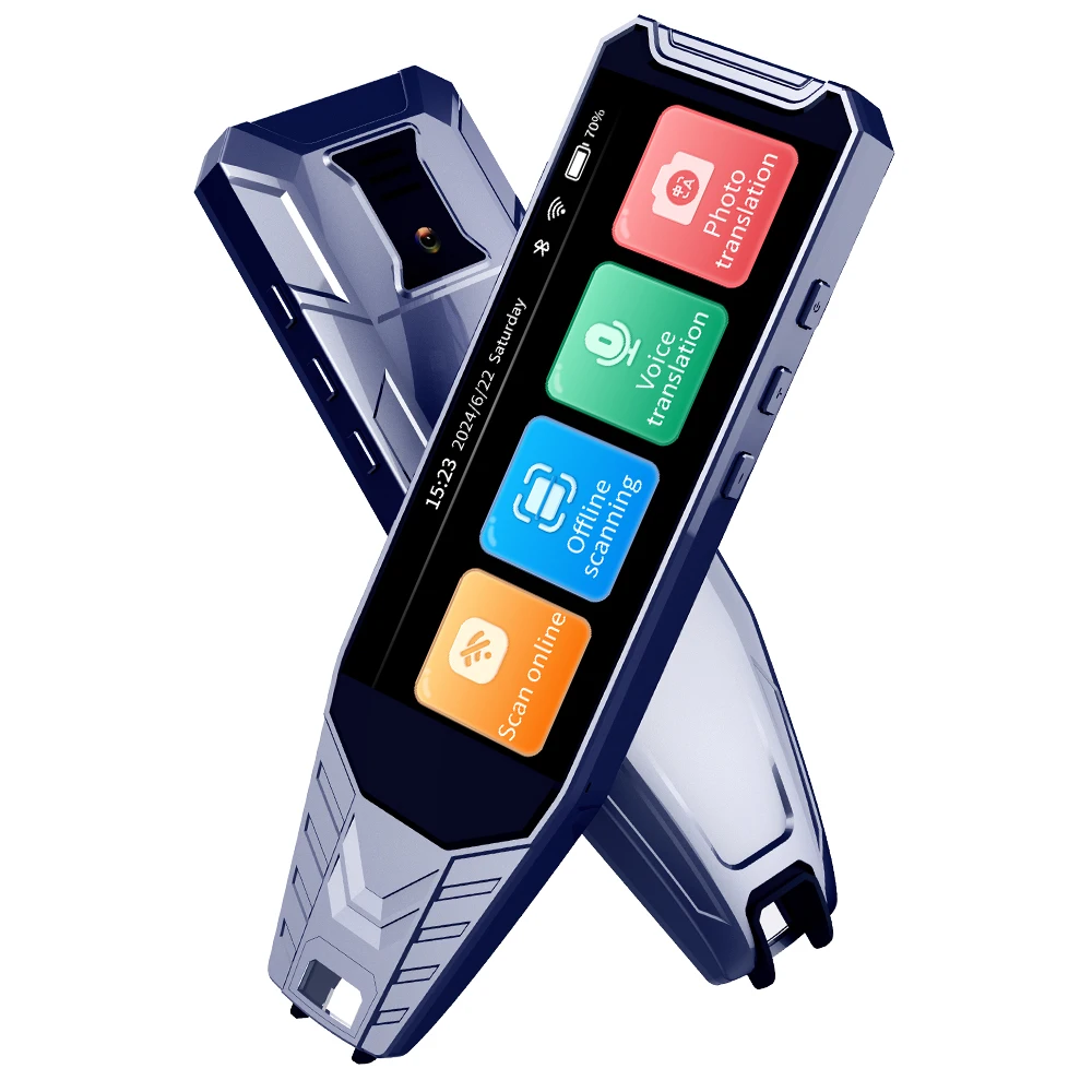 142 language online voice translation, text scanning translation pen,real time text photo translation 4.0-inch touch screen