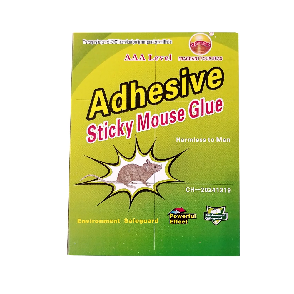 Strong Adhesive Paperboard Pre Baited Mouse Glue Trap Rat Glue Traps Sticky Trap Board Book for Mice and Rats