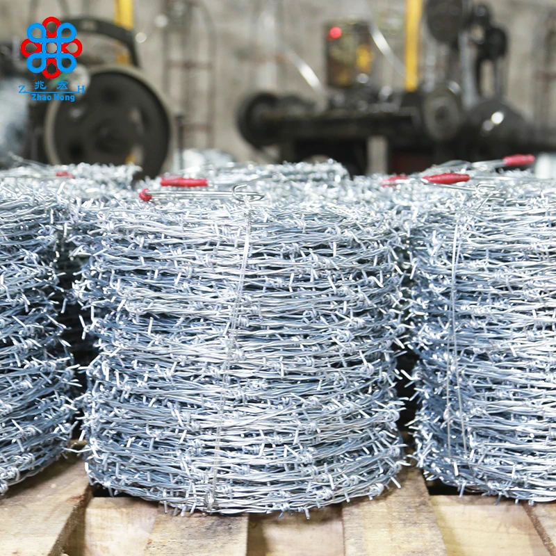Горяч-окунутая гальванизированная колючая проволока цена за