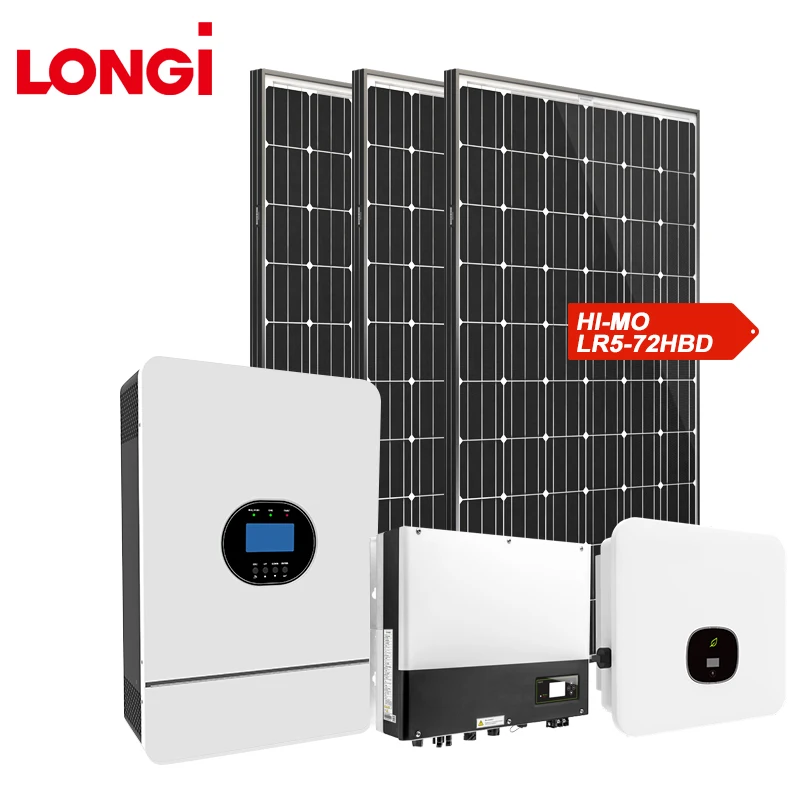 longi solar panel 12v 500w solar panel solar signage photovoltaic system frame monocrystalline black solar frames