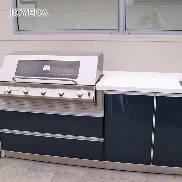 Factory price hibachi utensil set edelstahl door outdoor kitchen bbq island outdoor kitchen cabinet