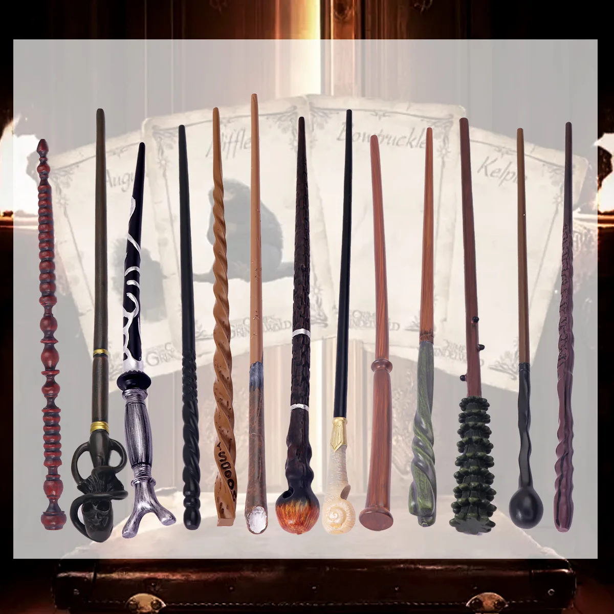 60 Kinds of Cosplay Magic Wands Metal/Iron Core Children Magic Toy Wand