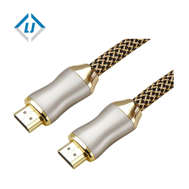2,1 цинковый сплав между мужчинами hdmi кабель 4k с ethernet