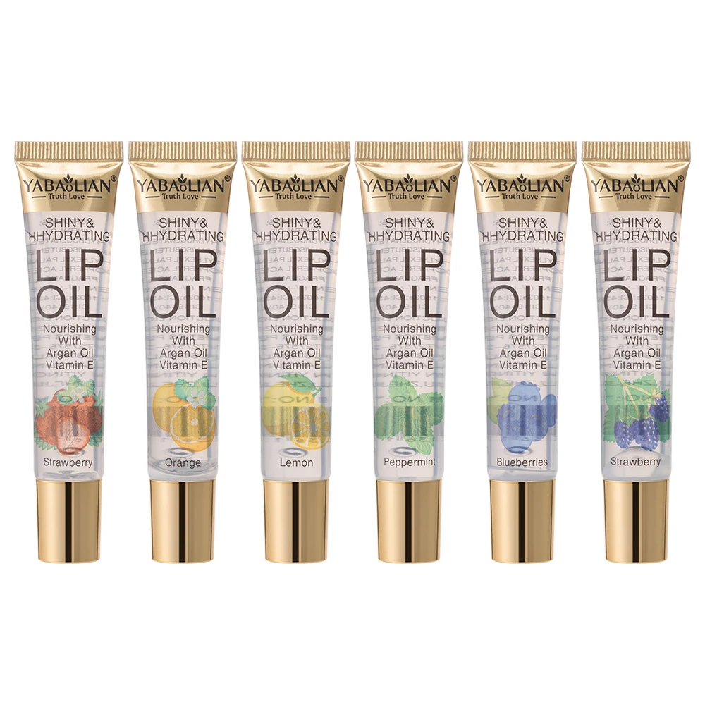Plant transparent lip balm liquid lip gloss female girl without Logo lip repair private label hose lipstick