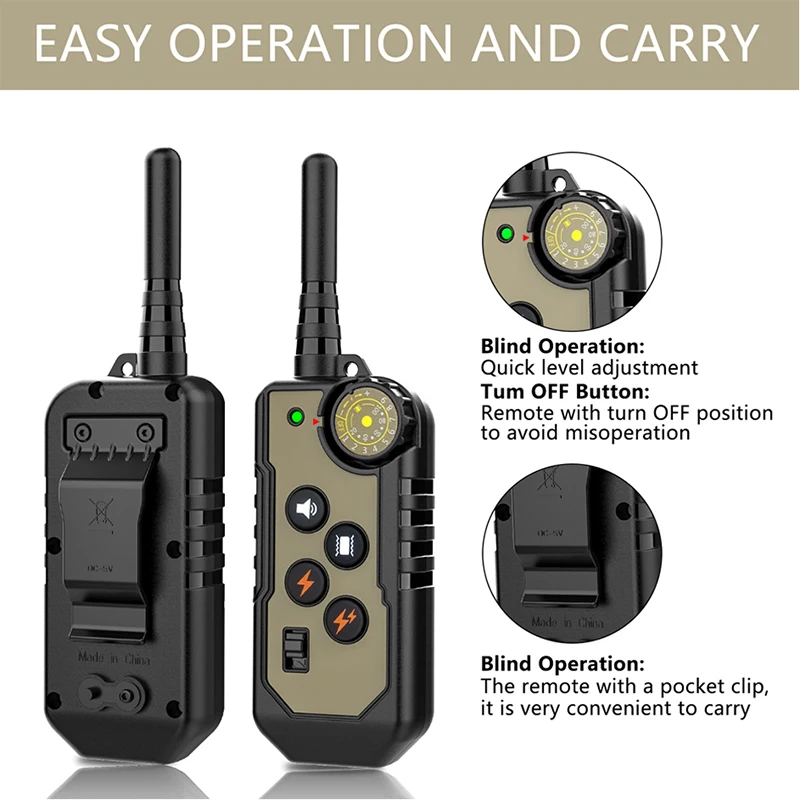 ipetdog training dog collar Electric remote control dog training collar 2024