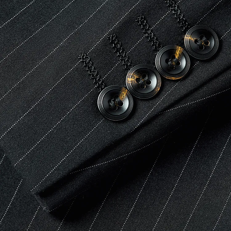 High quality wholesale mens formal business wedding dress windbreaker coat pant terno 2 pieces suits set for men