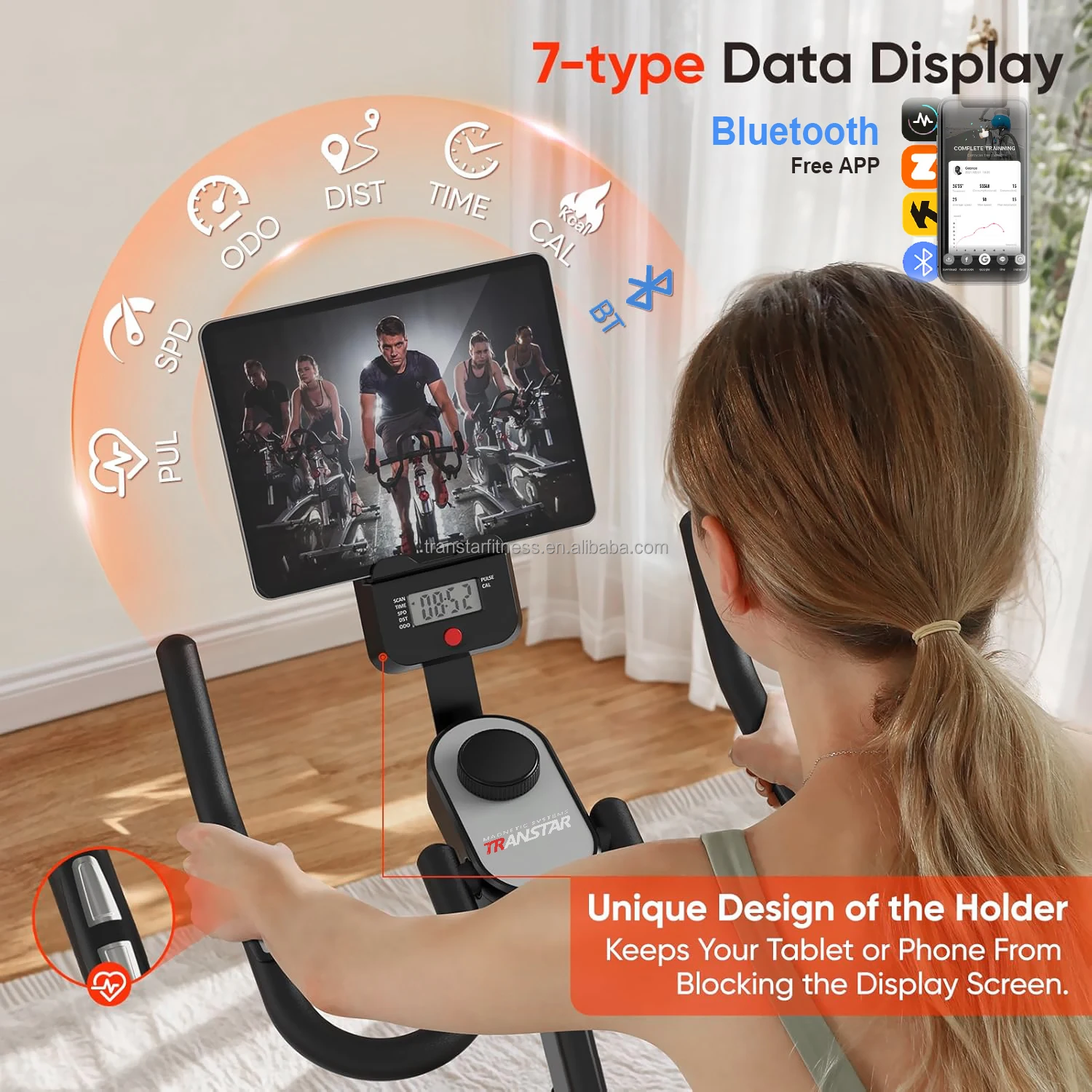 2024 Mexico Mercado Libre Magnetic Spining Indoor Cycle Bicicleta Spinning Bike Profesional for Home Gym Fitness