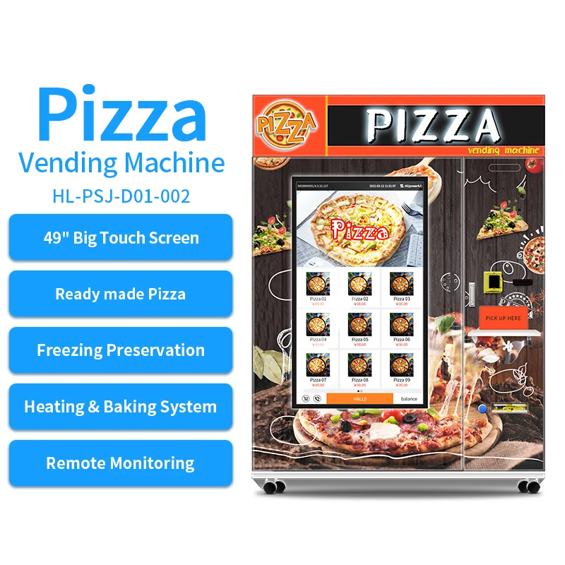 ISO9001 Factory Directly Pizza Making Vending Machine Pizza Robot Vending Machine Hot Pizza Vending Machine