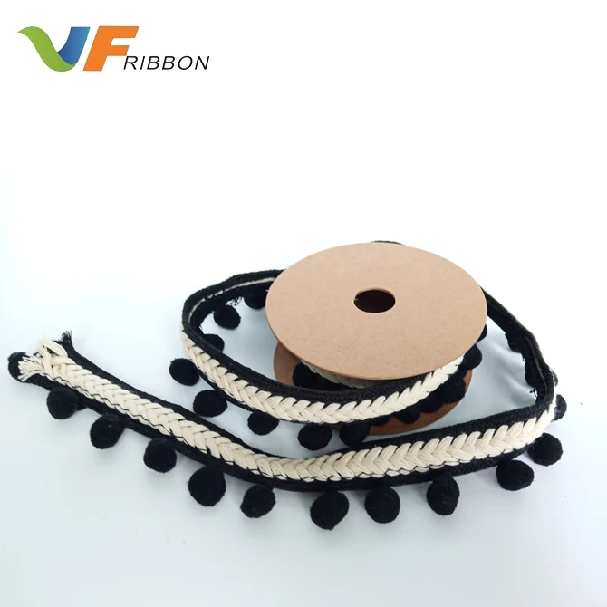 
35mm multicolor Pom-pom balls fringe haberdashery trim,crafts trim decorative 