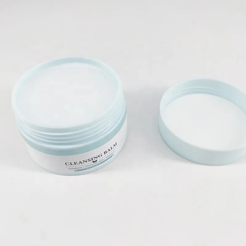OEM private label makeup remover gel cleansing nourishing skin glutathione facial cleansing balm with hyaluronic Acid