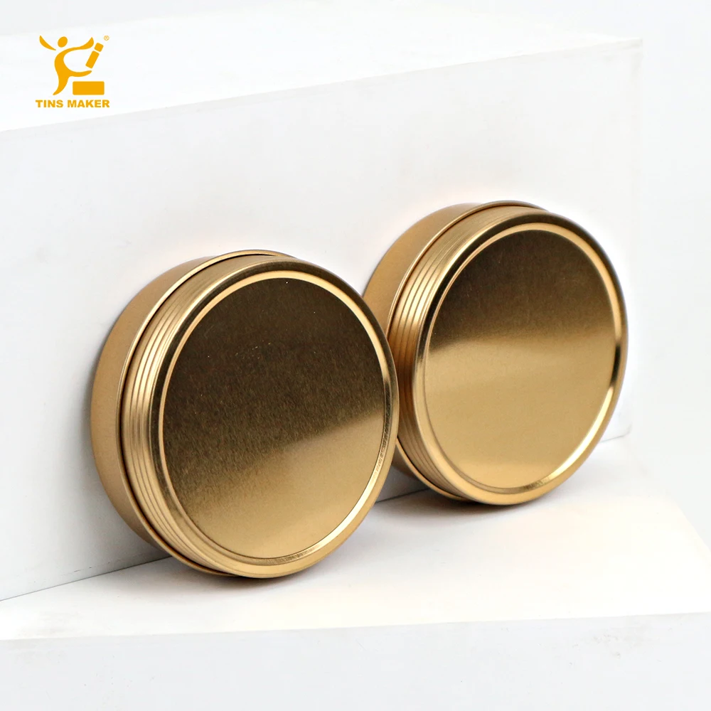 Tinsmaker Wholesale Kerzendose tin box saffron metal cans wholesale tin can candle tin