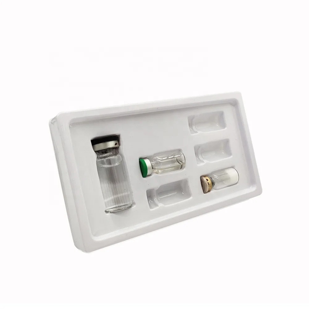 Medicine Plastic Insert Packaging 2ml 10ml Vial Injection Blister Tray