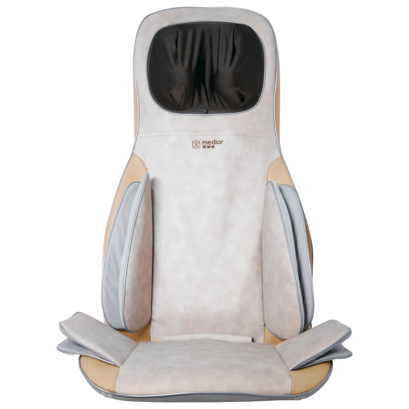 Electric full back massage seat 3D airbag heated car vibrating shiatsu infrared Kneading hammer massage massage cushion