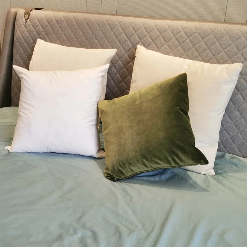 Manufactures Wholesale White Goose Down Cushion Insert 50X50 Pillow Feathers