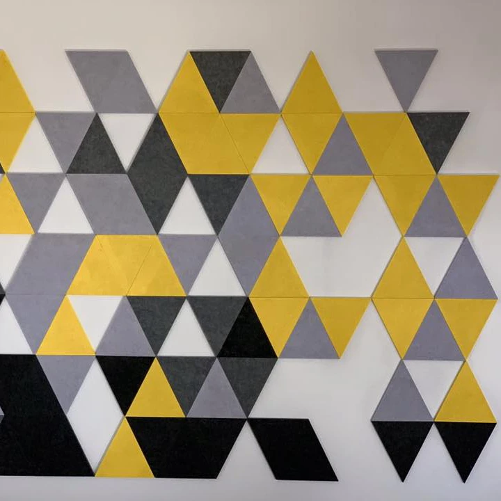 Звукоизолированные акустические панели для домашнего использования звукоизоляционные пенопластовые 100% полиэфирная настенная доска