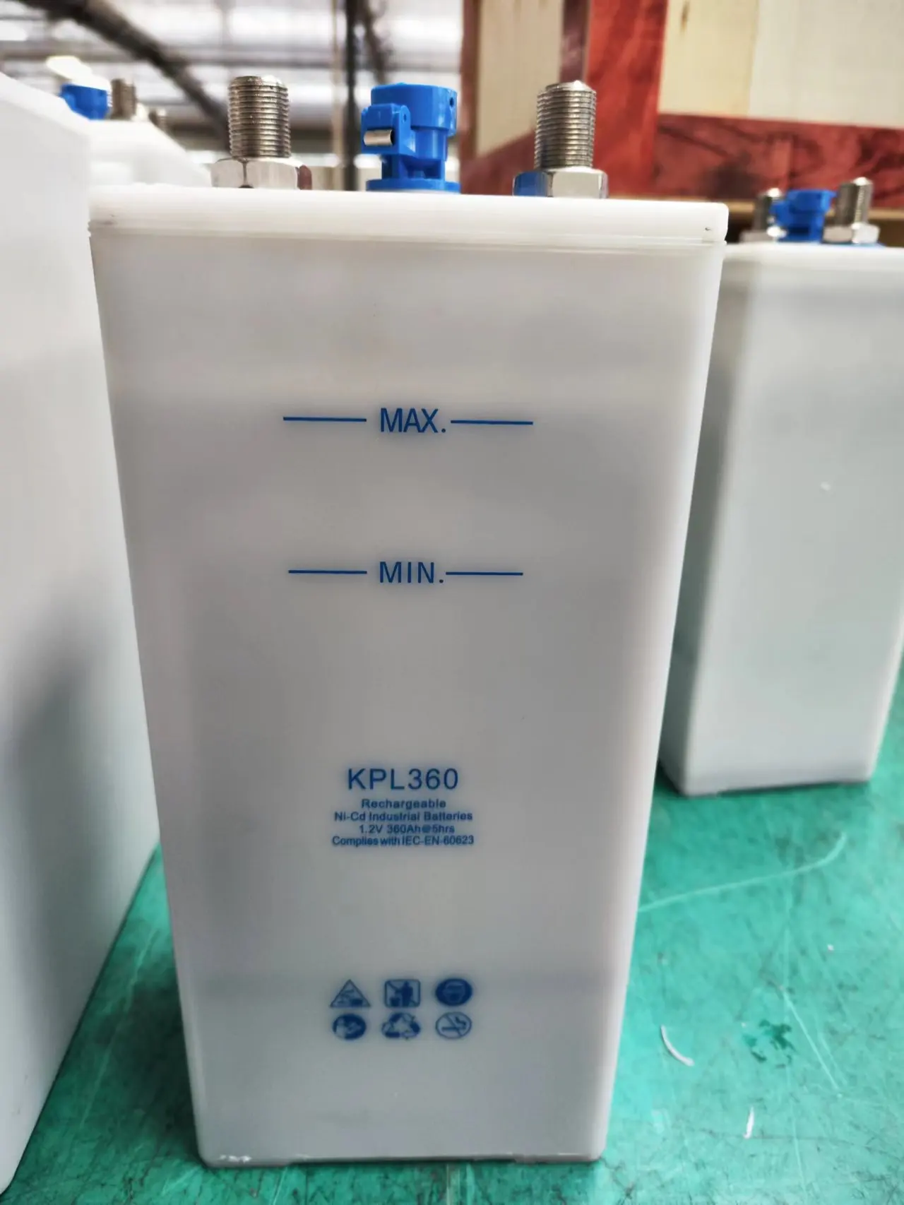 Pocket type Nickel Cadmium 1.2v KPL 400Ah  battery