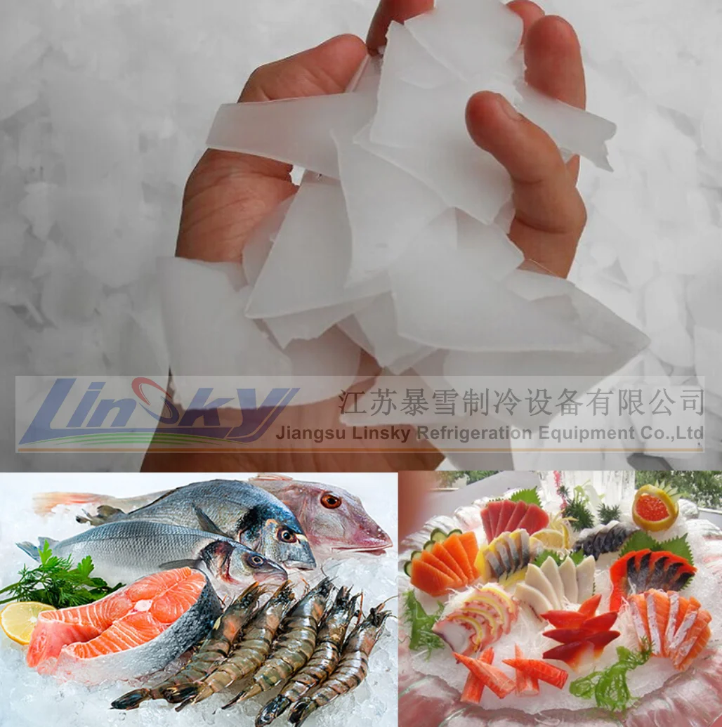 3 ton per day Popular refrigeration units flake ice generators seawater ice flake machine